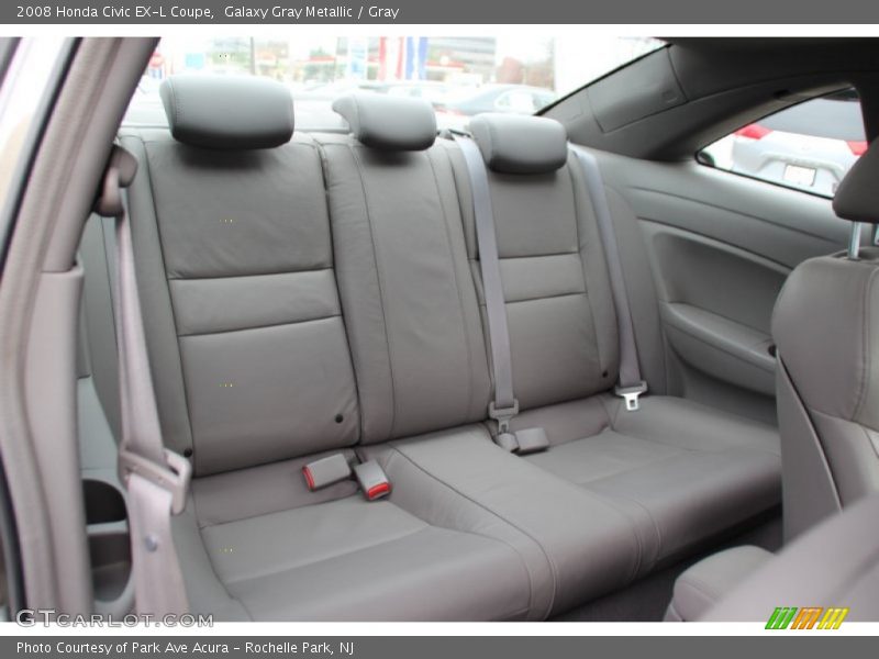 Galaxy Gray Metallic / Gray 2008 Honda Civic EX-L Coupe