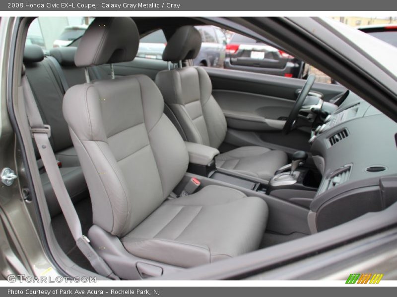 Galaxy Gray Metallic / Gray 2008 Honda Civic EX-L Coupe