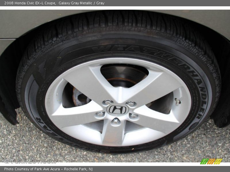 Galaxy Gray Metallic / Gray 2008 Honda Civic EX-L Coupe