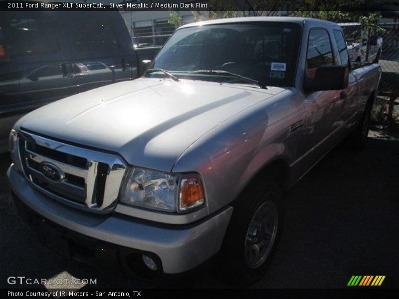 Silver Metallic / Medium Dark Flint 2011 Ford Ranger XLT SuperCab