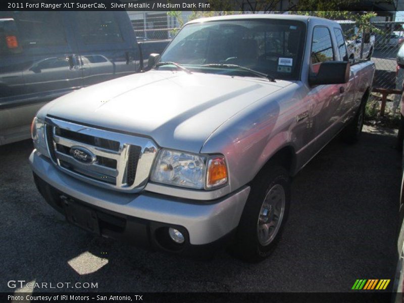 Silver Metallic / Medium Dark Flint 2011 Ford Ranger XLT SuperCab
