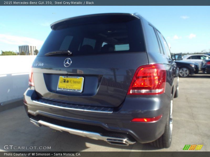 Steel Grey Metallic / Black 2015 Mercedes-Benz GLK 350