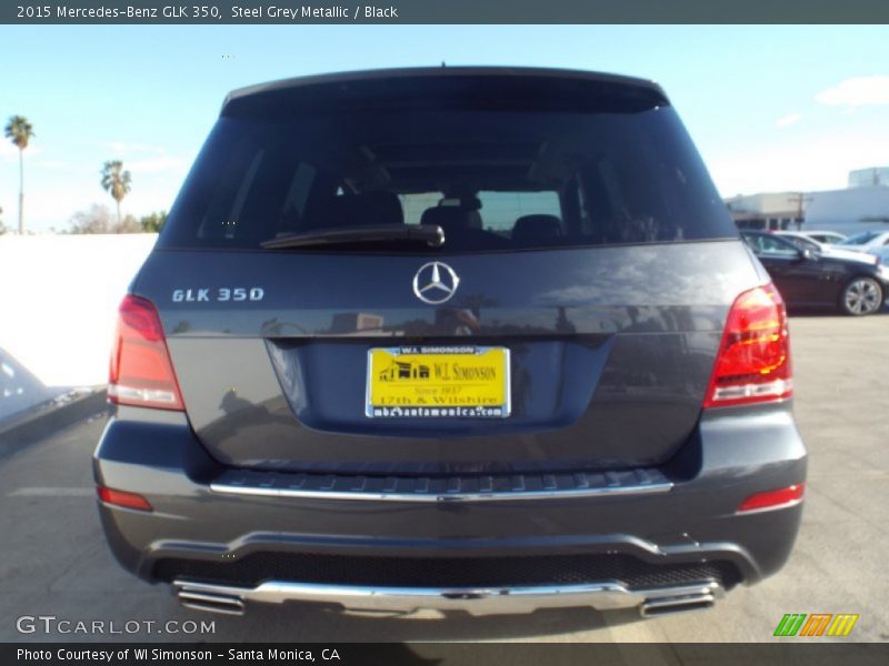 Steel Grey Metallic / Black 2015 Mercedes-Benz GLK 350