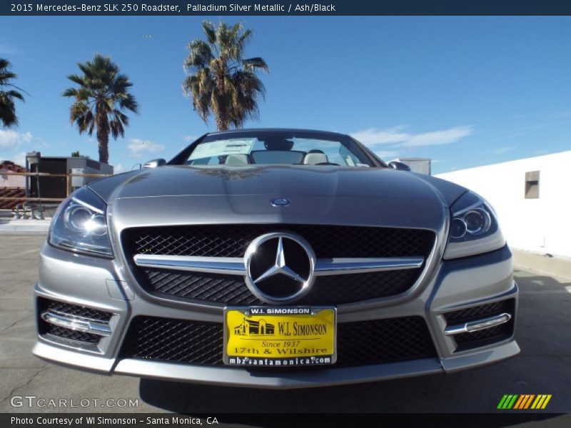 Palladium Silver Metallic / Ash/Black 2015 Mercedes-Benz SLK 250 Roadster