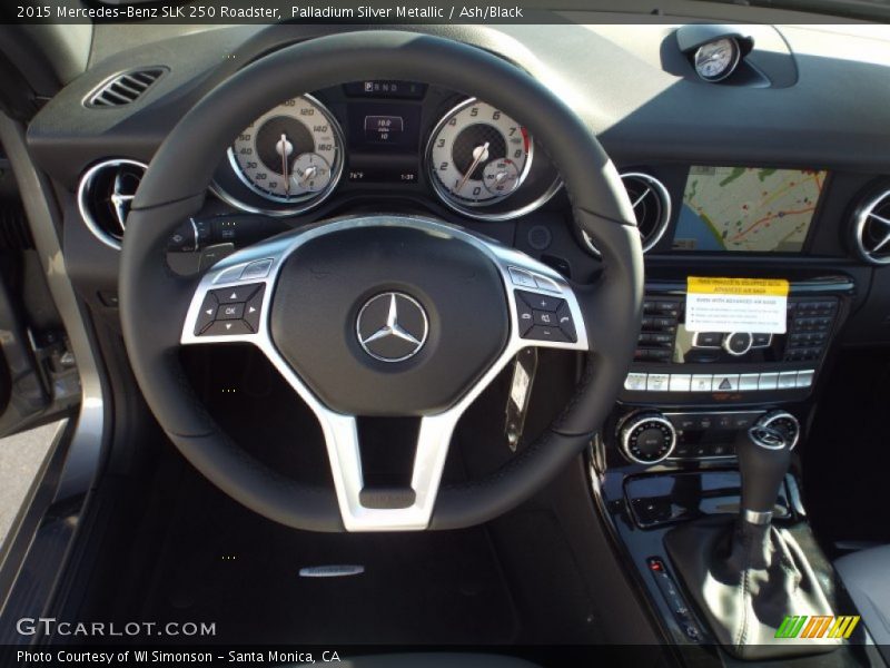 Palladium Silver Metallic / Ash/Black 2015 Mercedes-Benz SLK 250 Roadster