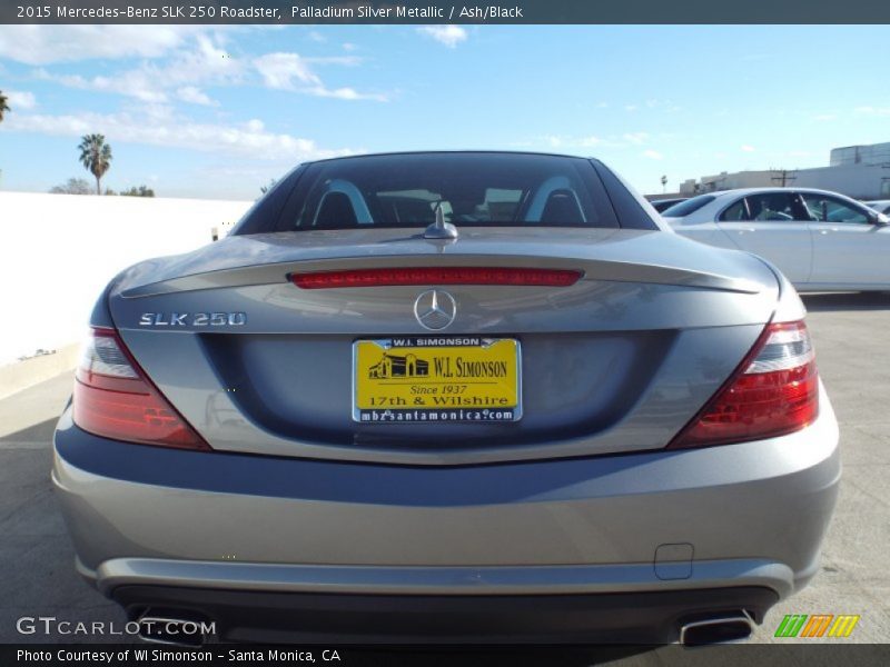Palladium Silver Metallic / Ash/Black 2015 Mercedes-Benz SLK 250 Roadster