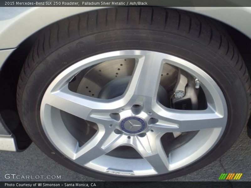 Palladium Silver Metallic / Ash/Black 2015 Mercedes-Benz SLK 250 Roadster