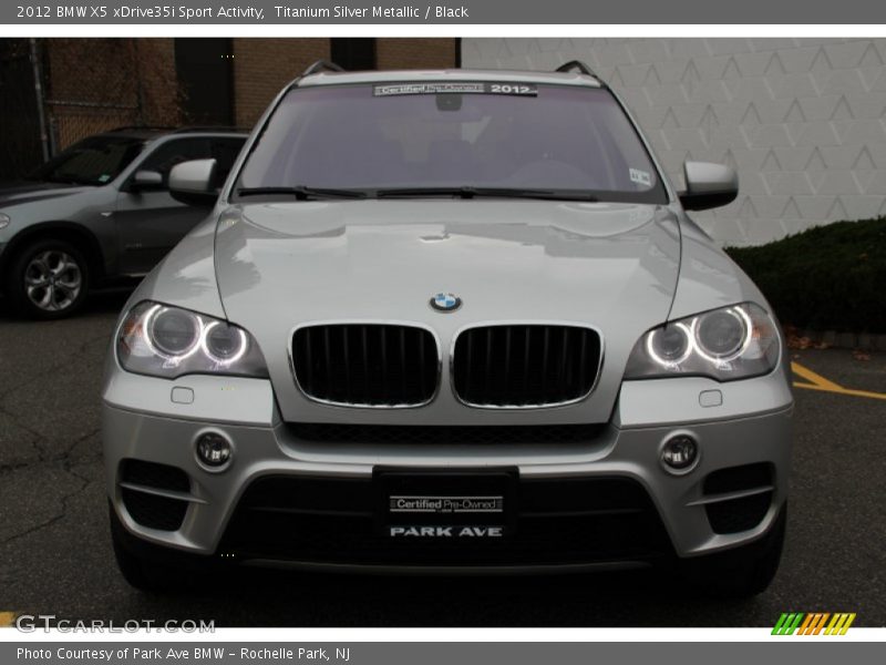 Titanium Silver Metallic / Black 2012 BMW X5 xDrive35i Sport Activity