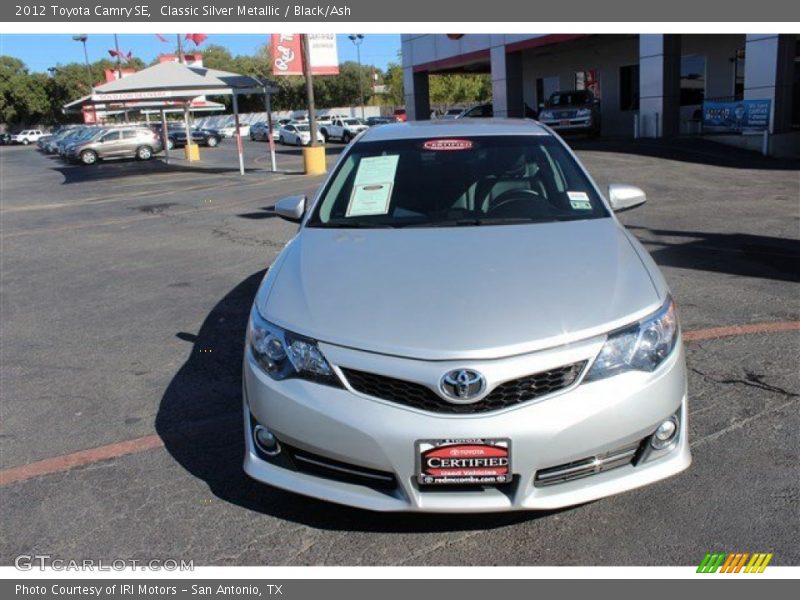 Classic Silver Metallic / Black/Ash 2012 Toyota Camry SE