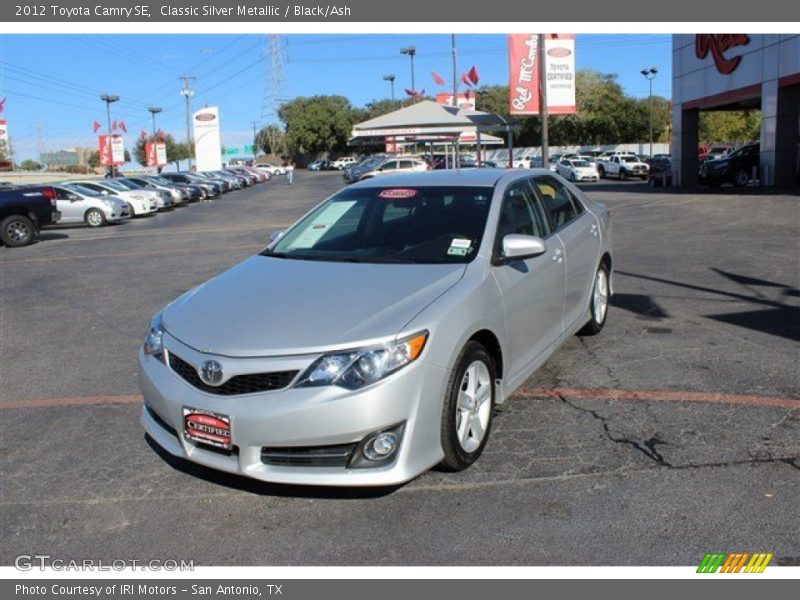 Classic Silver Metallic / Black/Ash 2012 Toyota Camry SE