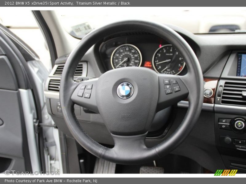 Titanium Silver Metallic / Black 2012 BMW X5 xDrive35i Sport Activity