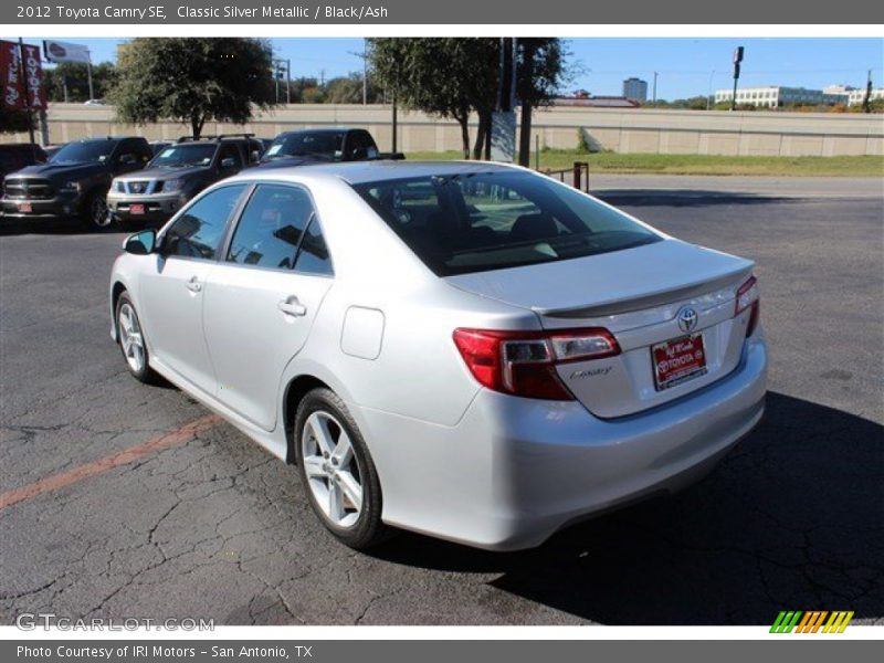 Classic Silver Metallic / Black/Ash 2012 Toyota Camry SE