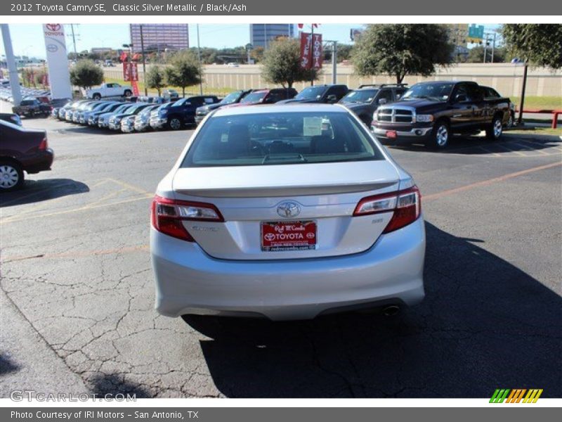 Classic Silver Metallic / Black/Ash 2012 Toyota Camry SE