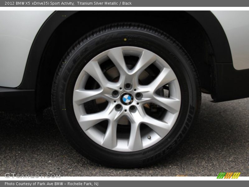 Titanium Silver Metallic / Black 2012 BMW X5 xDrive35i Sport Activity