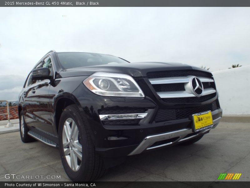 Black / Black 2015 Mercedes-Benz GL 450 4Matic