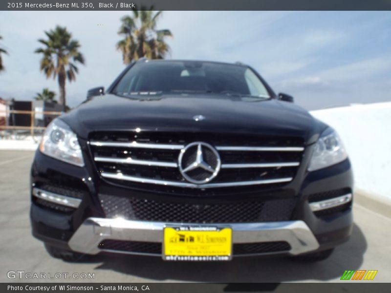 Black / Black 2015 Mercedes-Benz ML 350