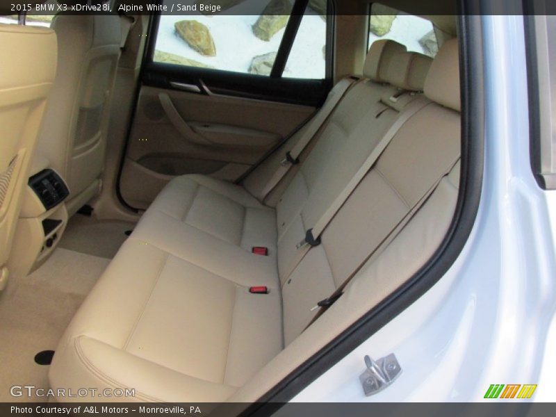 Alpine White / Sand Beige 2015 BMW X3 xDrive28i