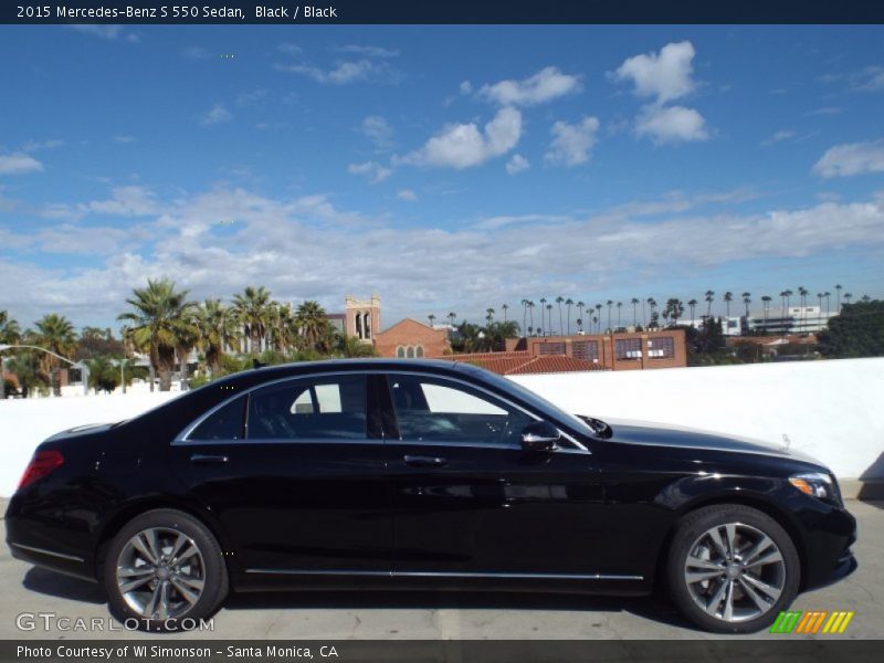 Black / Black 2015 Mercedes-Benz S 550 Sedan