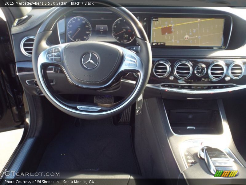 Black / Black 2015 Mercedes-Benz S 550 Sedan