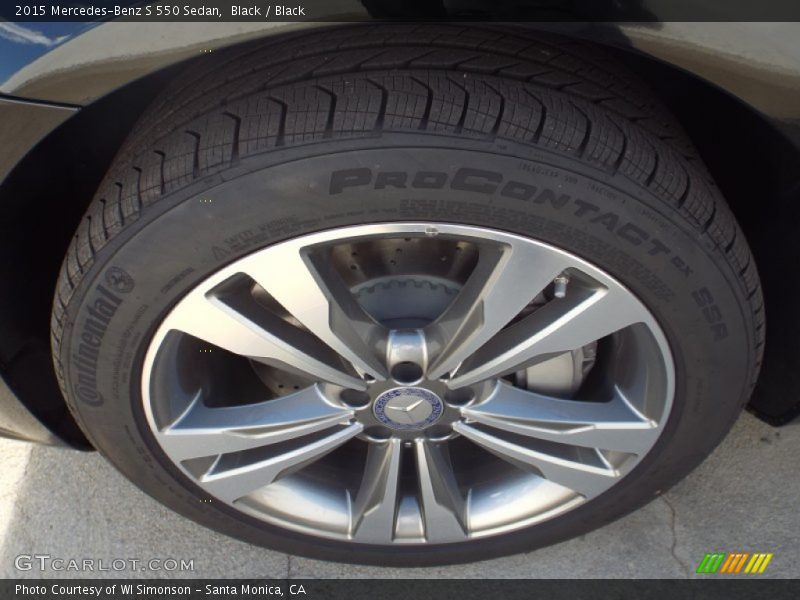 Black / Black 2015 Mercedes-Benz S 550 Sedan