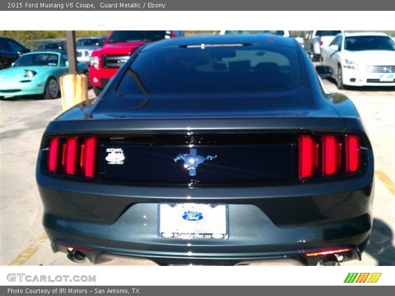 Guard Metallic / Ebony 2015 Ford Mustang V6 Coupe