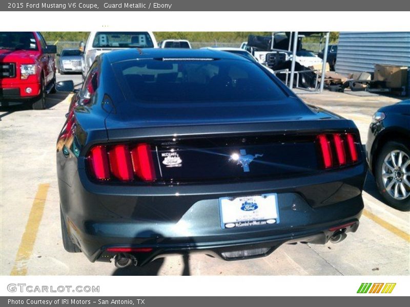 Guard Metallic / Ebony 2015 Ford Mustang V6 Coupe