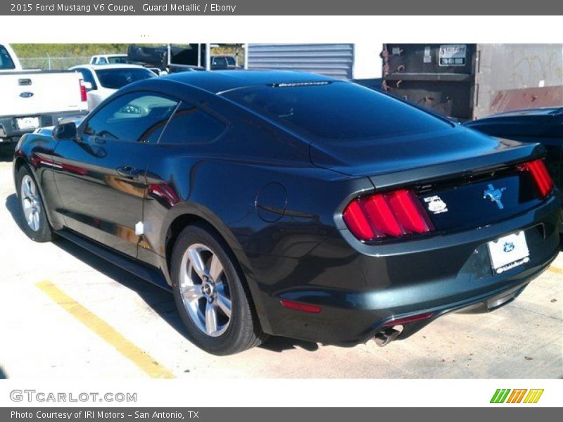 Guard Metallic / Ebony 2015 Ford Mustang V6 Coupe