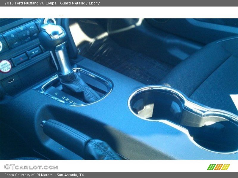 Guard Metallic / Ebony 2015 Ford Mustang V6 Coupe