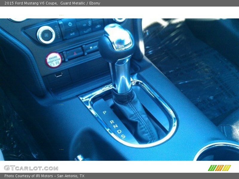Guard Metallic / Ebony 2015 Ford Mustang V6 Coupe