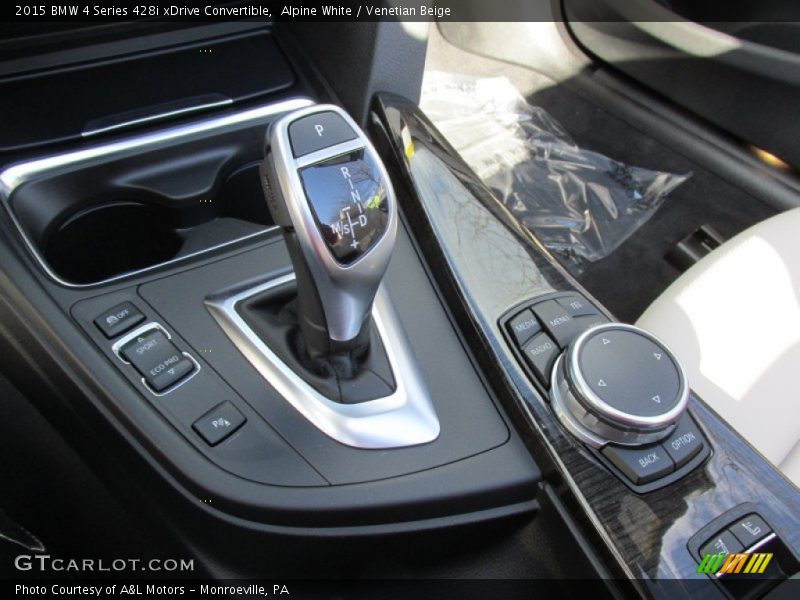 Alpine White / Venetian Beige 2015 BMW 4 Series 428i xDrive Convertible
