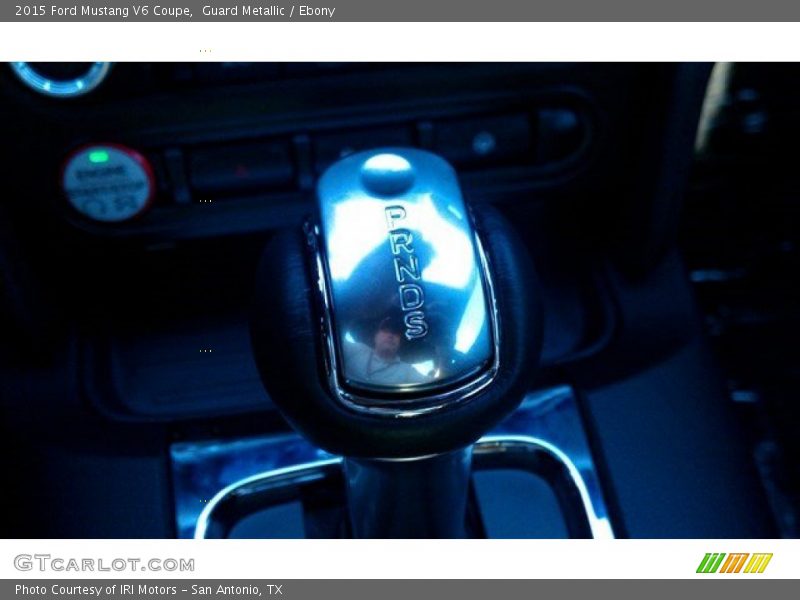 Guard Metallic / Ebony 2015 Ford Mustang V6 Coupe