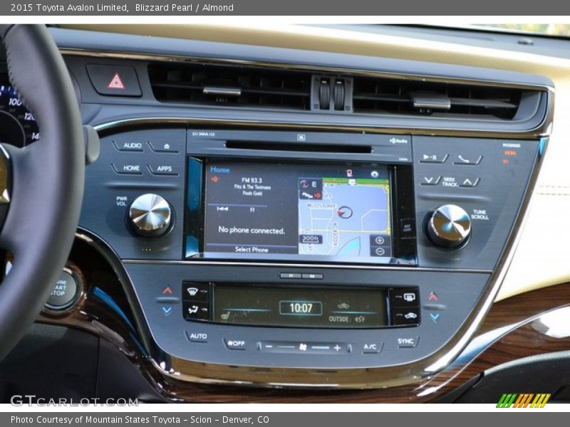 Controls of 2015 Avalon Limited