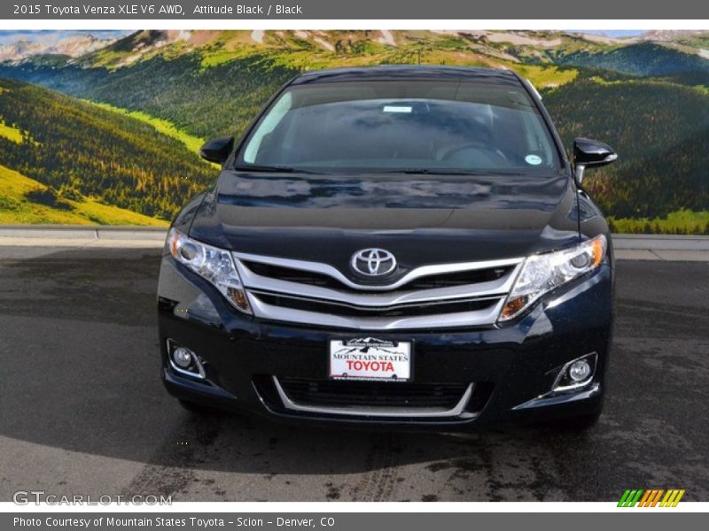 Attitude Black / Black 2015 Toyota Venza XLE V6 AWD