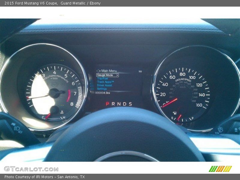 Guard Metallic / Ebony 2015 Ford Mustang V6 Coupe