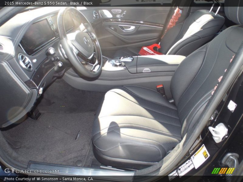 Black / Black 2015 Mercedes-Benz S 550 Sedan