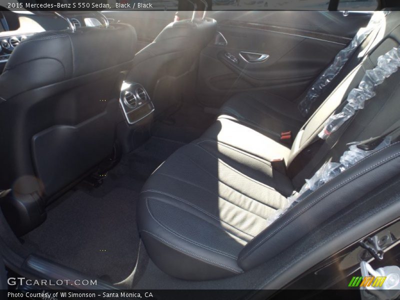 Black / Black 2015 Mercedes-Benz S 550 Sedan
