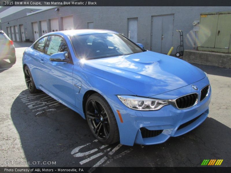 Yas Marina Blue Metallic / Black 2015 BMW M4 Coupe