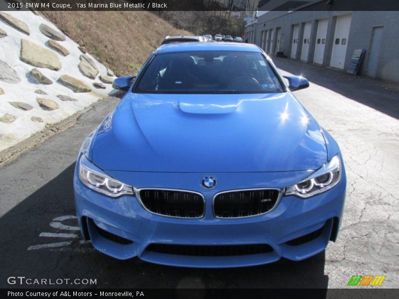 Yas Marina Blue Metallic / Black 2015 BMW M4 Coupe