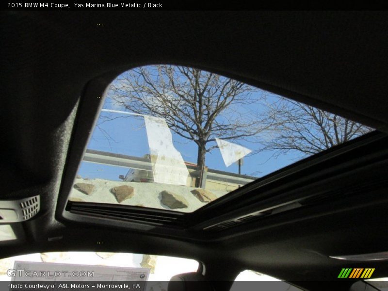 Yas Marina Blue Metallic / Black 2015 BMW M4 Coupe