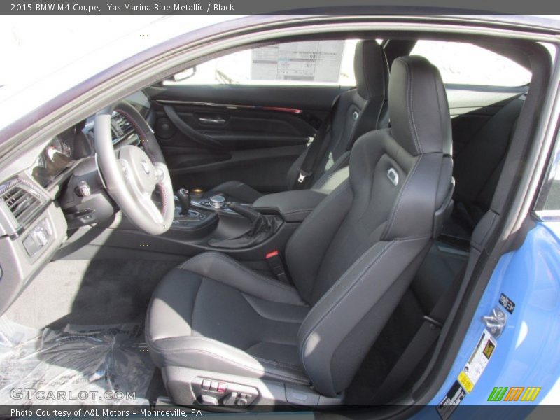 Yas Marina Blue Metallic / Black 2015 BMW M4 Coupe