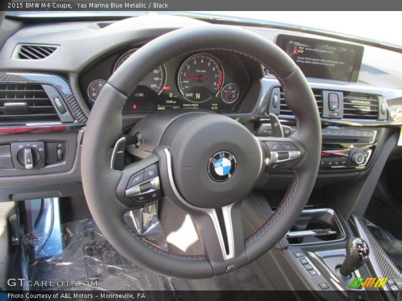 Yas Marina Blue Metallic / Black 2015 BMW M4 Coupe