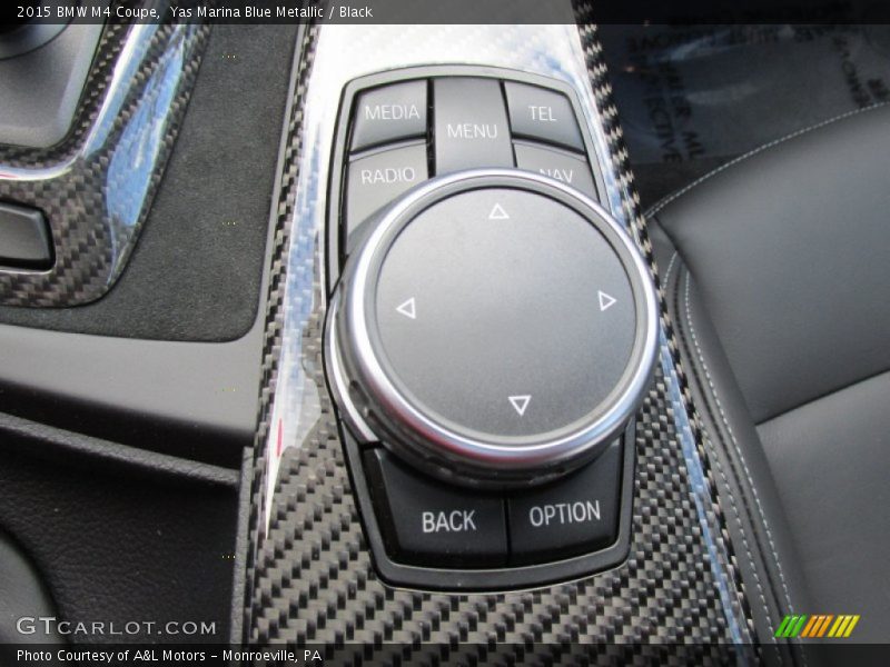 Yas Marina Blue Metallic / Black 2015 BMW M4 Coupe