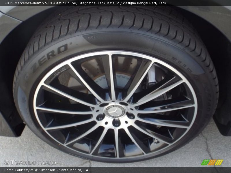 Magnetite Black Metallic / designo Bengal Red/Black 2015 Mercedes-Benz S 550 4Matic Coupe