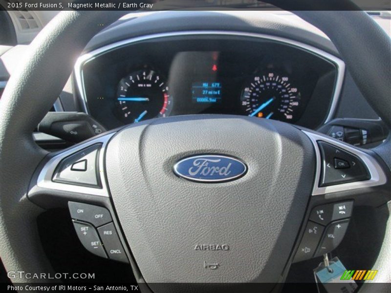 Magnetic Metallic / Earth Gray 2015 Ford Fusion S