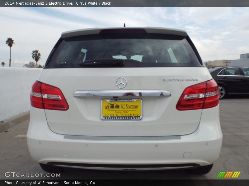 Cirrus White / Black 2014 Mercedes-Benz B Electric Drive