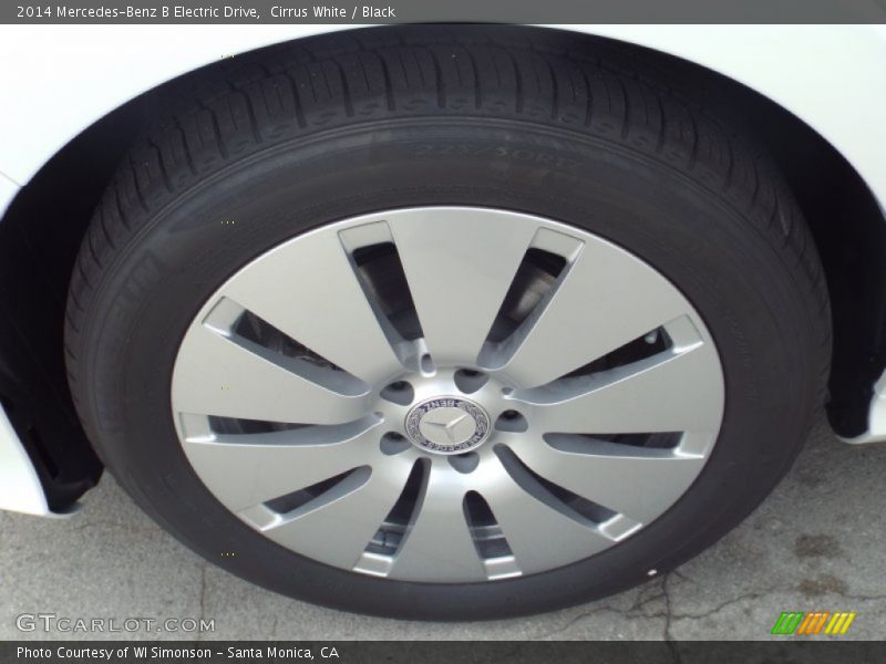 Cirrus White / Black 2014 Mercedes-Benz B Electric Drive