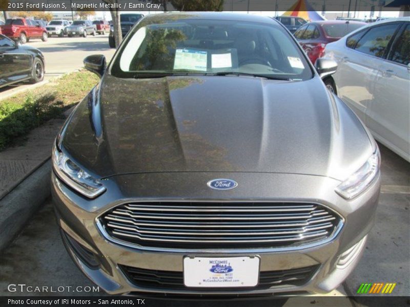 Magnetic Metallic / Earth Gray 2015 Ford Fusion S