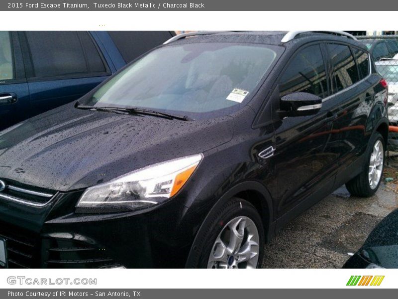 Tuxedo Black Metallic / Charcoal Black 2015 Ford Escape Titanium