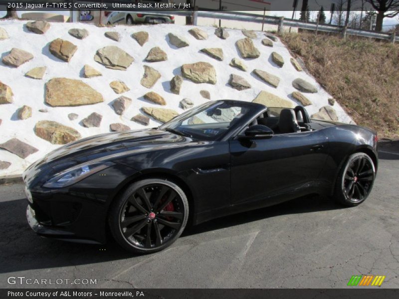 Ultimate Black Metallic / Jet 2015 Jaguar F-TYPE S Convertible
