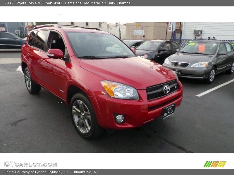 Barcelona Red Metallic / Dark Charcoal 2012 Toyota RAV4 V6 Sport 4WD